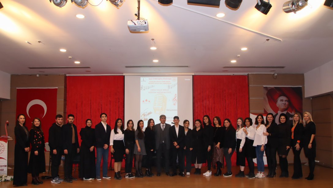 İzmir İl Milli Eğitim Müdürlüğü Liseler Arası Türk Halk Müziği Solo Ses Yarışması İlçe Finali