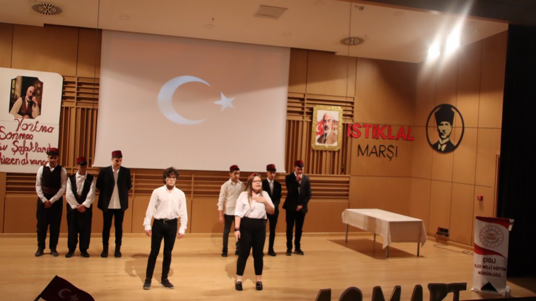 12 Mart İstiklal Marşı'nın Kabulü ve Mehmet Akif ERSOY 'u Anma Programı